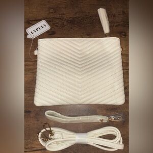 Cream Quilted Women's Bag